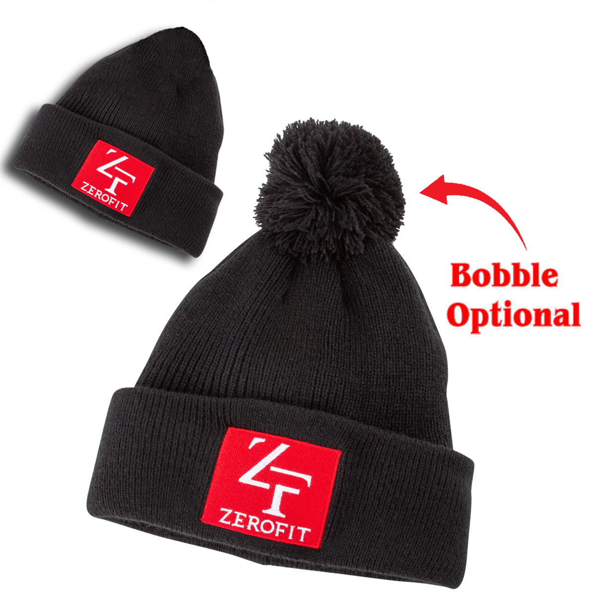 Beanie [Unisex] ⚤ (Optional Bobble) - Zerofit USA