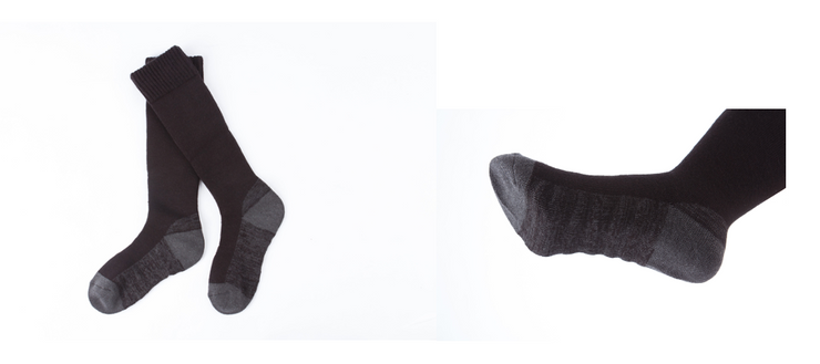 Heatrub Warmest Motorcycle Socks  [Unisex] ⚤ Standard & New Knee high Length - Zerofit USA