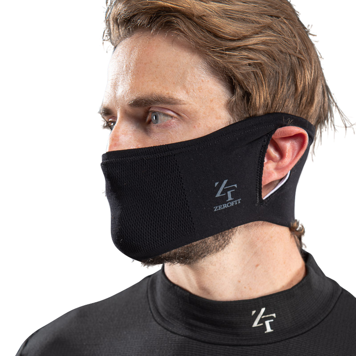 black face masks disposable [Unisex] ⚤ - Zerofit USA