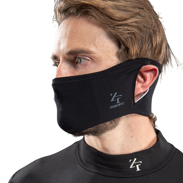black face masks disposable [Unisex] ⚤ - Zerofit USA